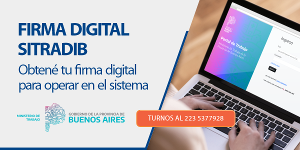 Turnos firma digital SITRADIB